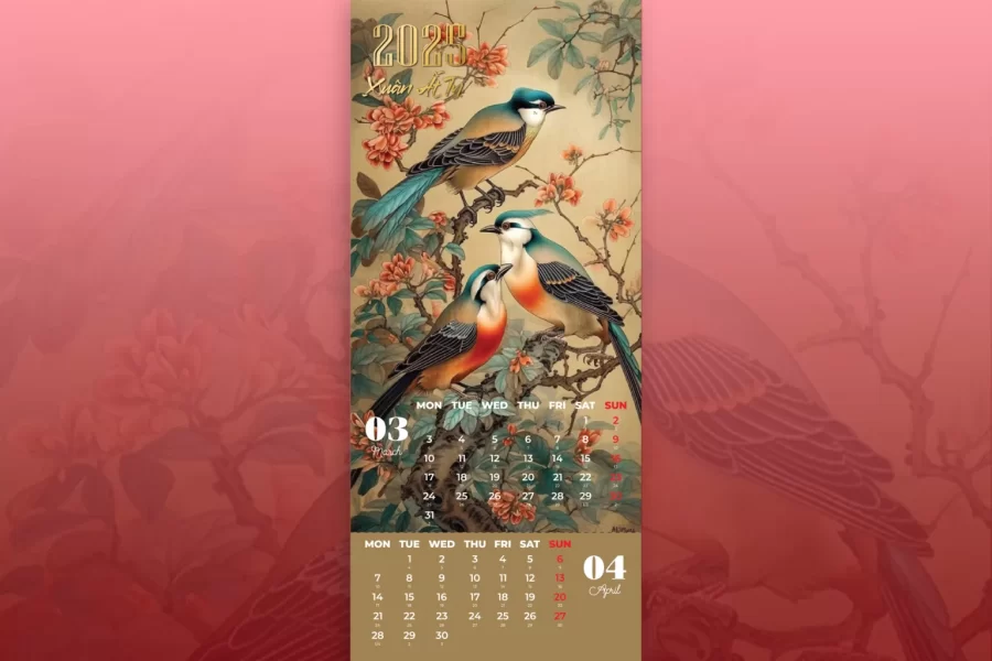 Lịch treo tường 7 tờ - Ảnh 4