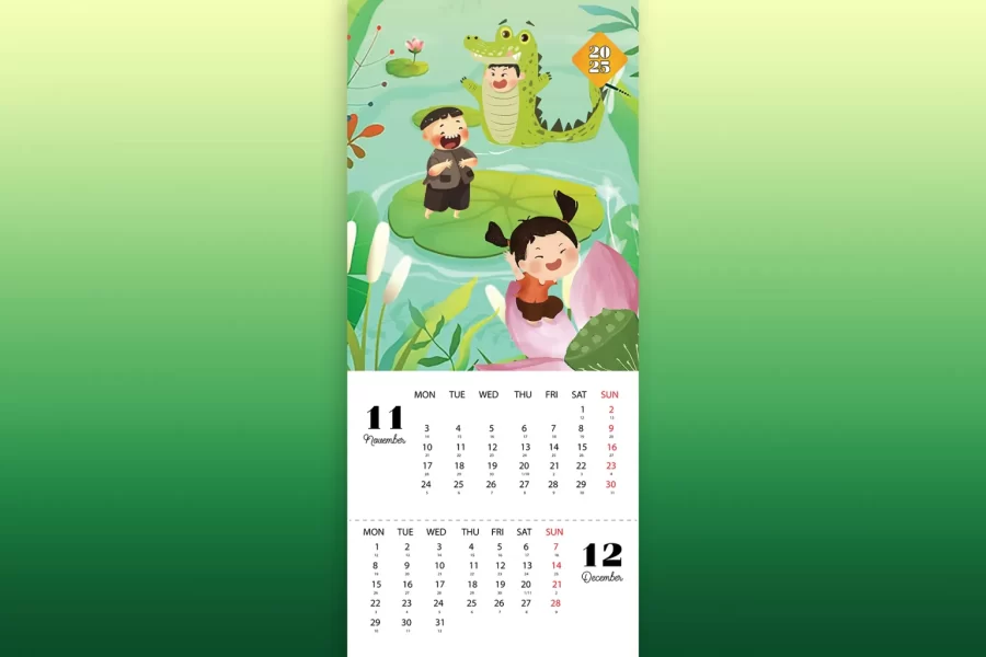 Lịch treo tường 7 tờ - Ảnh 7